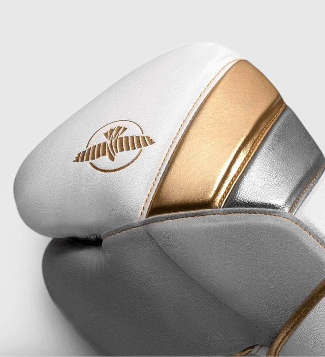 Hayabusa Boxhandschuhe T3 – Weiß/Gold – Boxhandschuhe