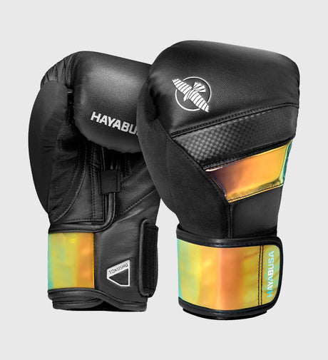 Hayabusa Boksehandsker T3 – Sort/Fluo guld – Boksehandsker