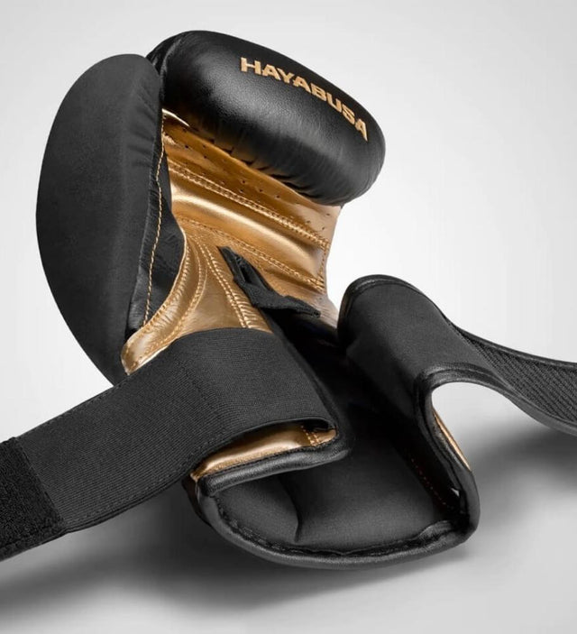 Rękawice bokserskie Hayabusa T3 – Czarne/Złote