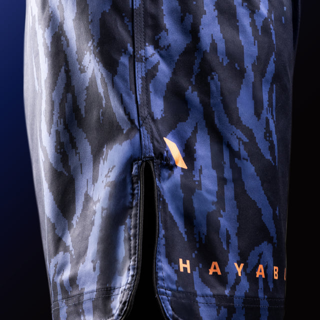 Hayabusa MMA-shorts Apex Lang – Mørkeblå