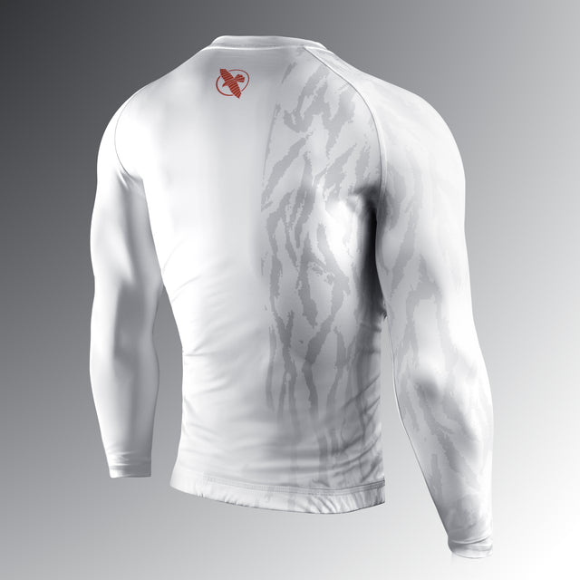Hayabusa Apex Long-Sleeve Rash Guard - Off-White
