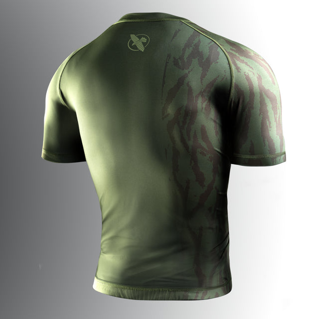 Rashguard Hayabusa Apex Mâneci Scurte – Verde Tactic