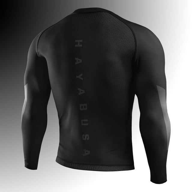 Rashguard Hayabusa Core Manga Larga – Negro