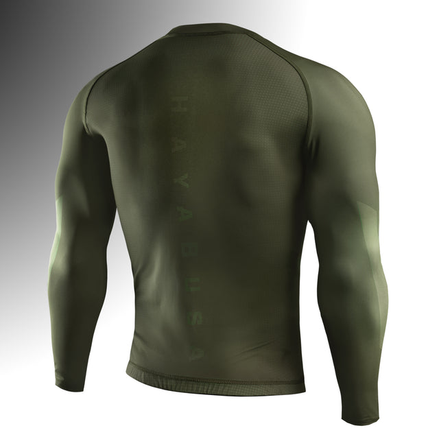 Rashguard Hayabusa Core Mâneci Lungi – Verde Închis