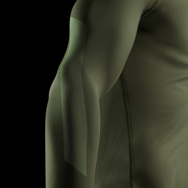 Rashguard Hayabusa Core Mâneci Lungi – Verde Închis