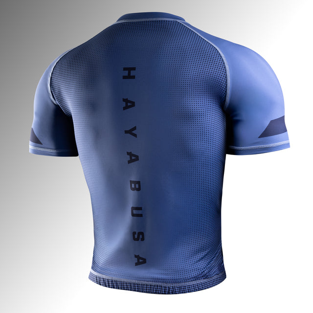 Rashguard Hayabusa Core Manga Curta – Azul