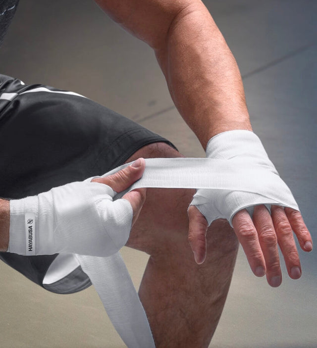Vendas de boxeo profesionales Hayabusa Gaas – Blanco