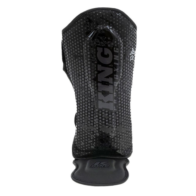 King Pro Boxing Benskydd Hexagon Barn – Svart/Svart