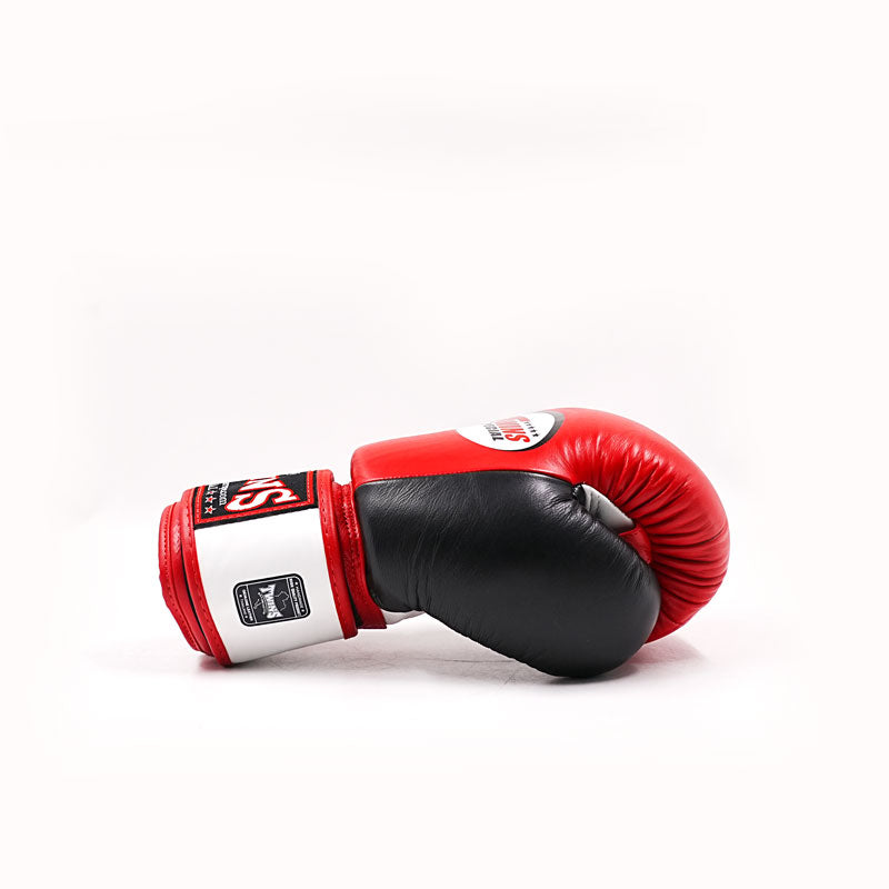 Twins Boxhandschuhe BGVL3 Air – Rot/Schwarz/Weiß