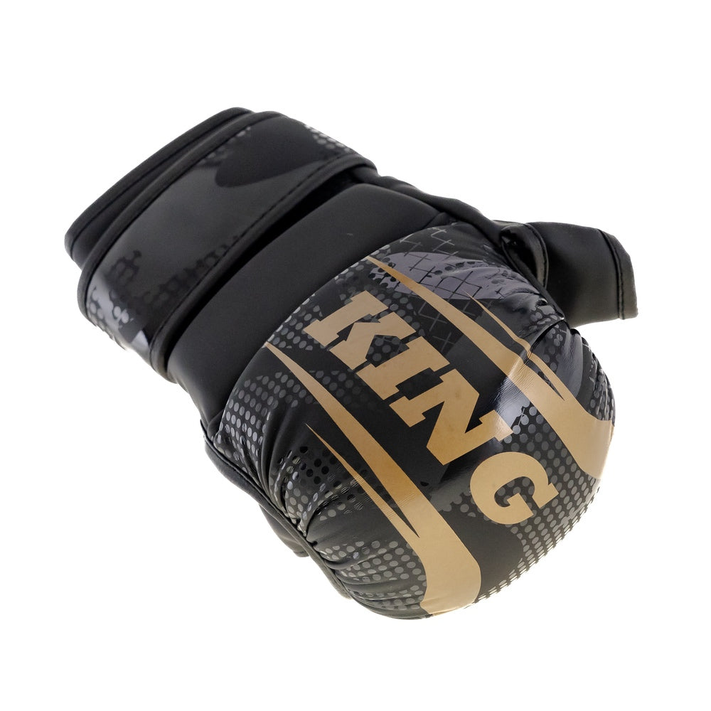 Luvas de sparring MMA King Pro Boxing Shogun – Preto/Ouro