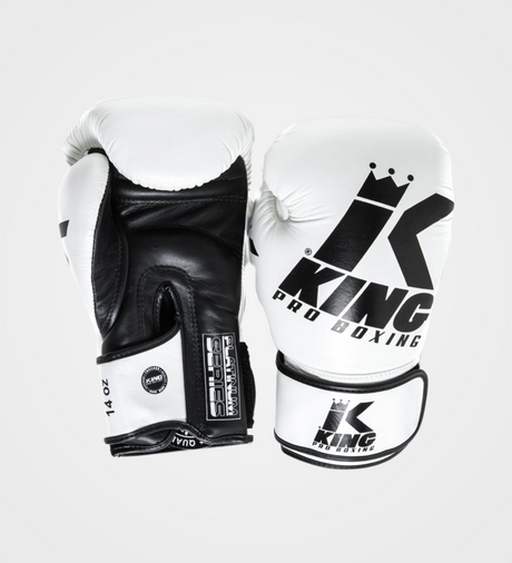 Luvas de boxe King Platinum – Branco/Preto