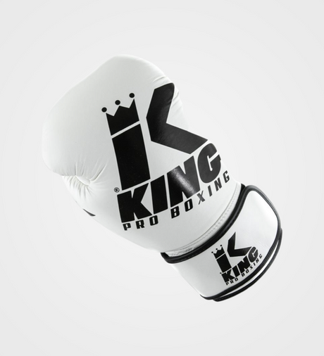 Luvas de boxe King Platinum – Branco/Preto