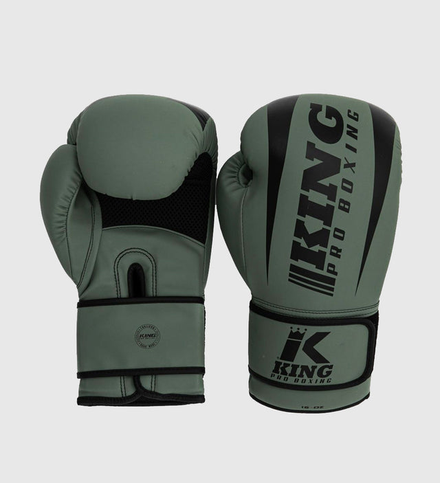 Guantes de boxeo King Revo – Caqui Verde/Negro