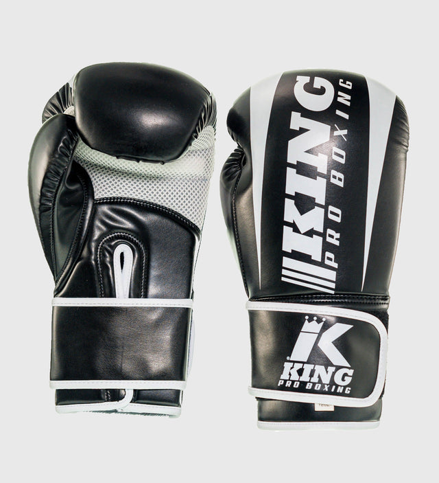 Guantes de boxeo King Revo – Negro/Blanco