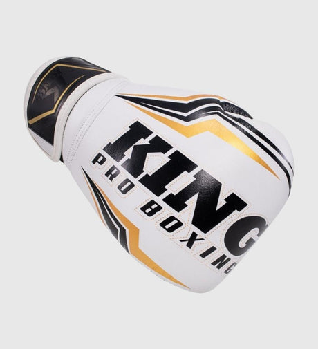 Luvas de boxe King Thor – Branco/Preto/Ouro