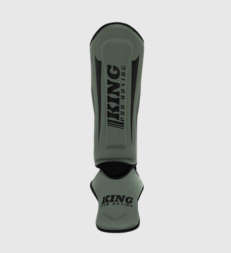 Espinilleras King Kickboks Revo – Caqui Verde/Negro – Espinilleras