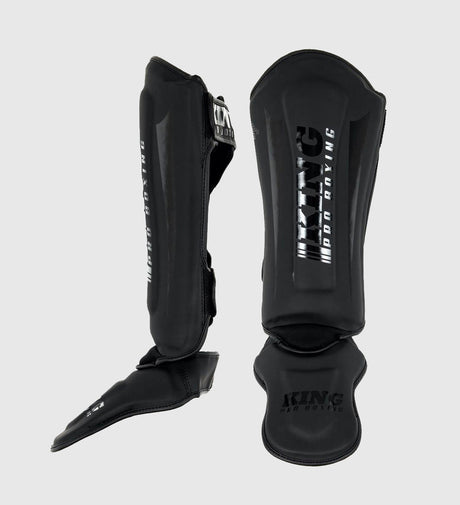 Espinilleras King Kickboks Revo – Negro – Espinilleras