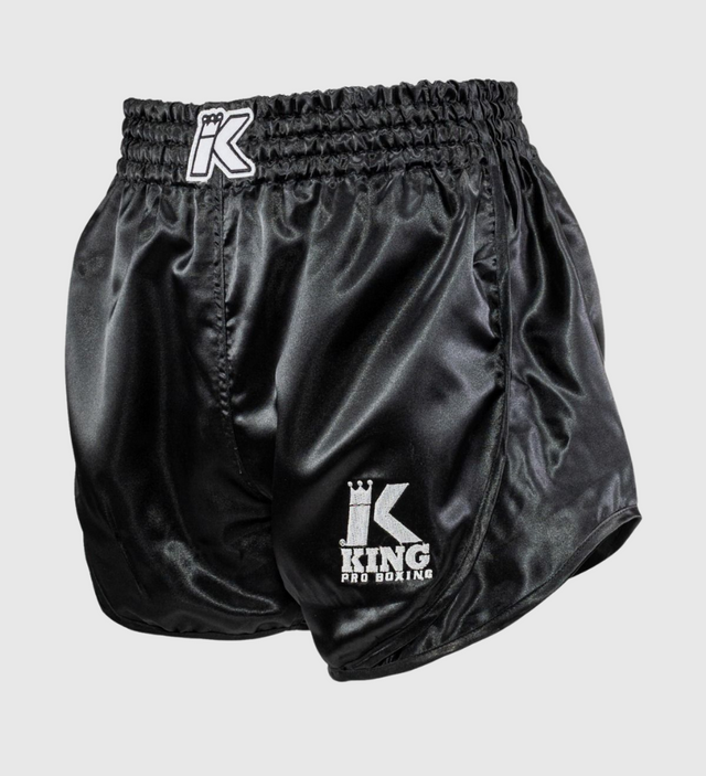 Shorts de kickboxing King Pro Boxing Retro Hybrid – Noir