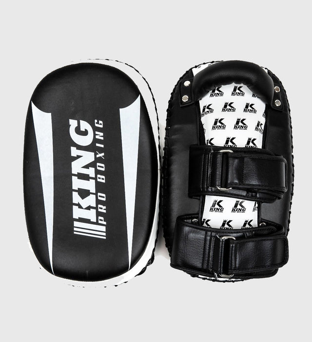 King Pro Boxing Thai Pads Revo – Černé/Bílé – Thajské lapy