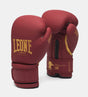 Mănuși de box Leone GN059X – Bordeaux/Aur