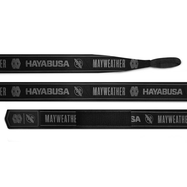 Bandes de boxe Hayabusa x Mayweather Stretch – Noir/Gris
