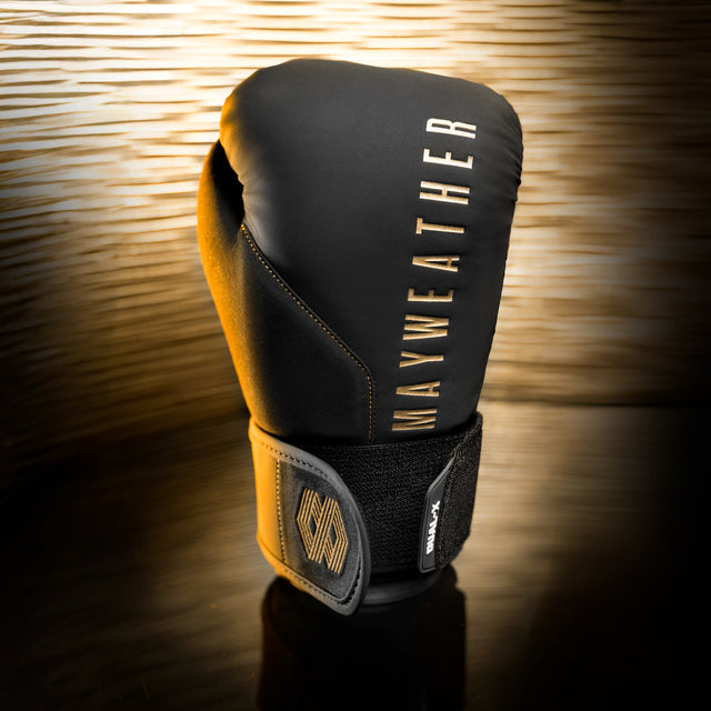 Hayabusa x Mayweather Boksehandsker Champ - Sort/Guld