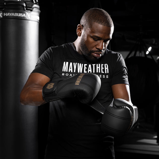 Gants de boxe Hayabusa x Mayweather Contender – Noir/Or