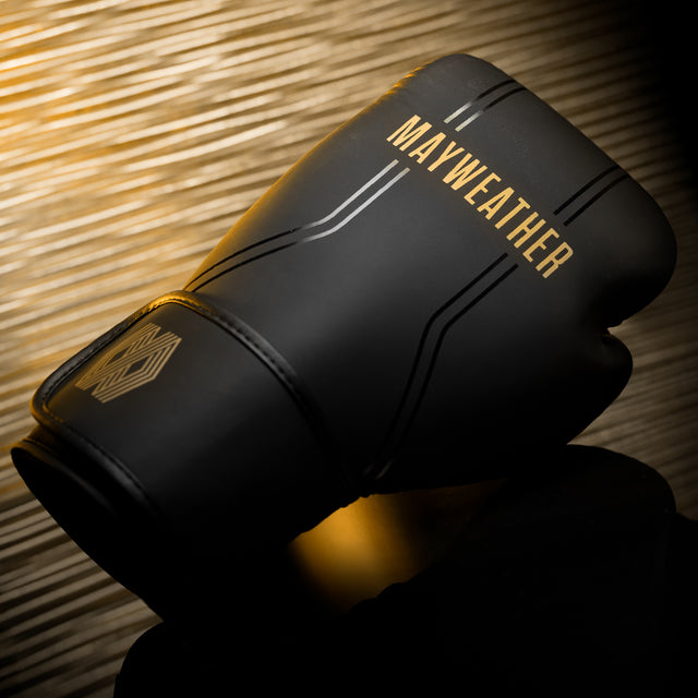 Gants de boxe Hayabusa x Mayweather Contender – Noir/Or