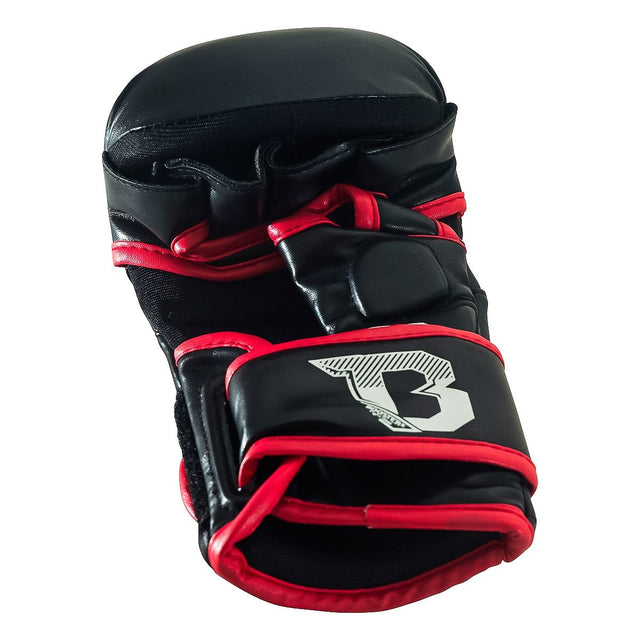 Luvas de sparring MMA Booster Pro – Preto/Vermelho