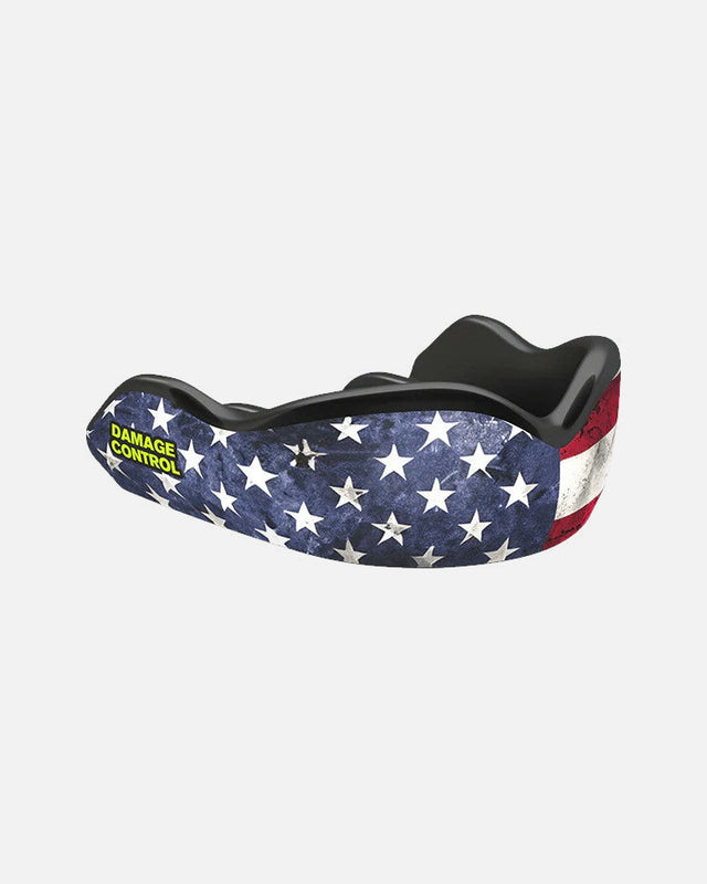 Damage Control Mouthguard High Impact Series USA Flag – Red/White/Blue