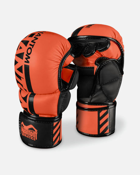 Mănuși MMA Phantom Athletics APEX – Roșu Neon