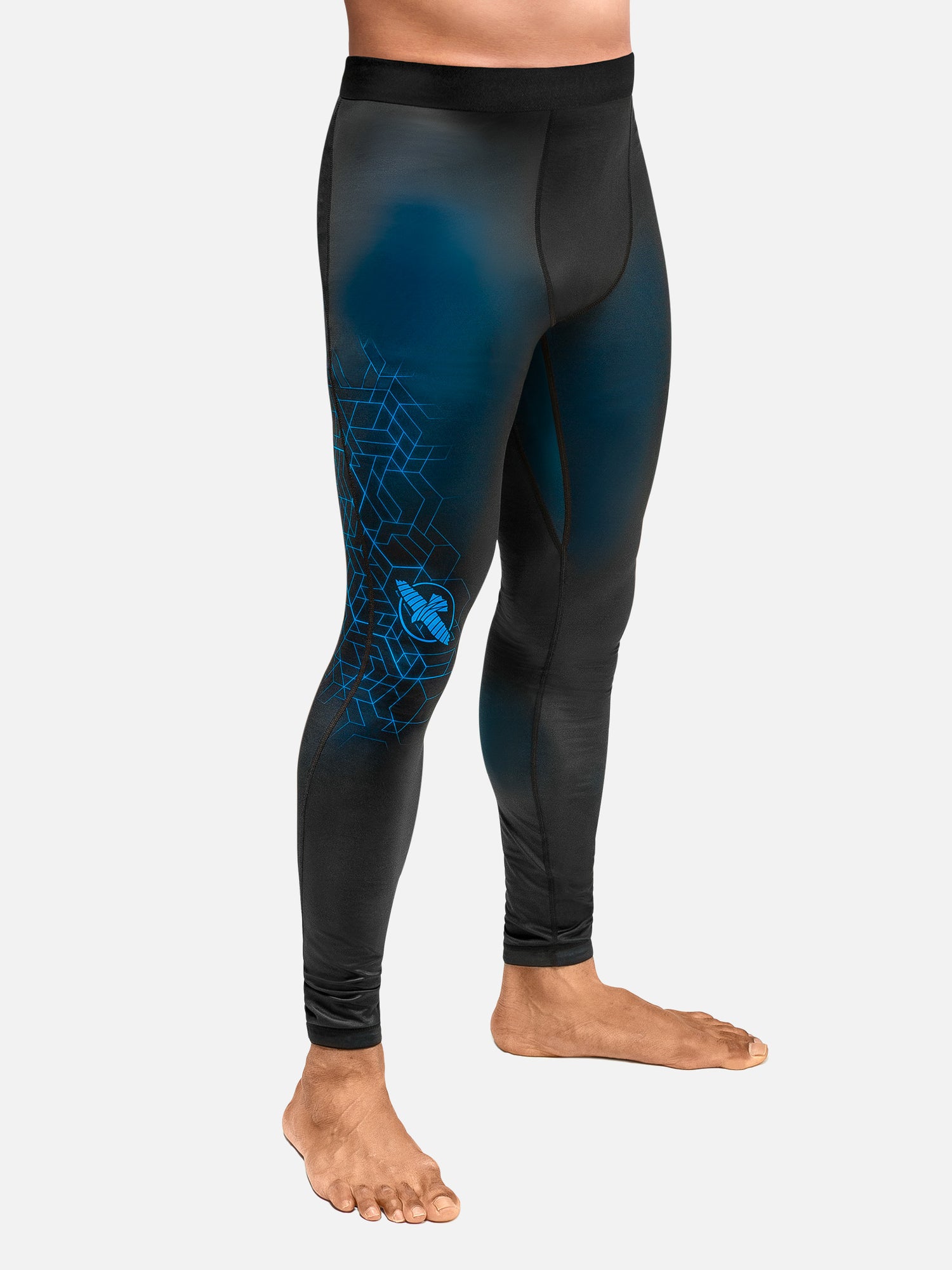 Hayabusa Compressie Shorts Geo - Blauw