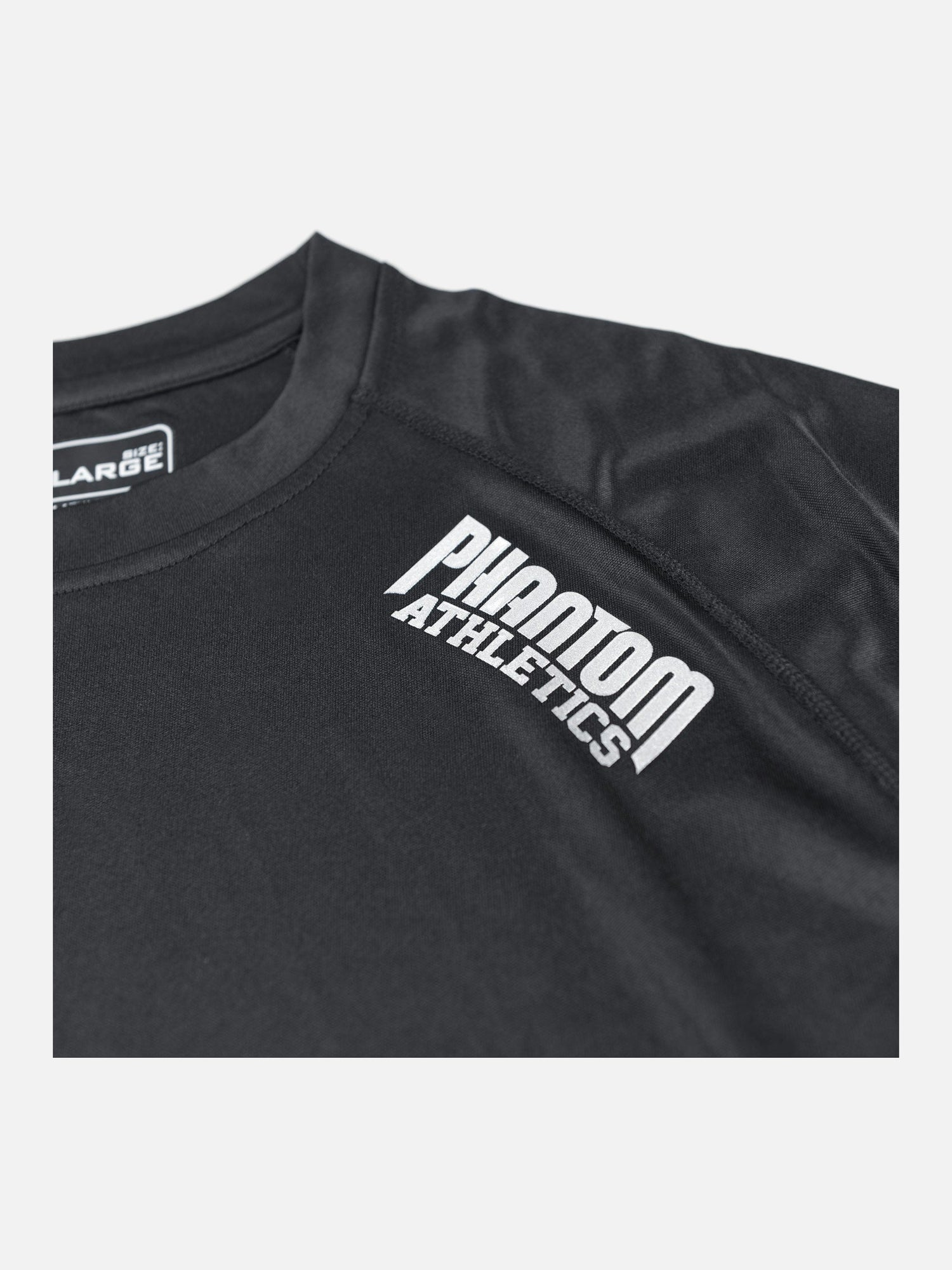T-Shirt Phantom Athletics Tactic Manches Courtes – Noir