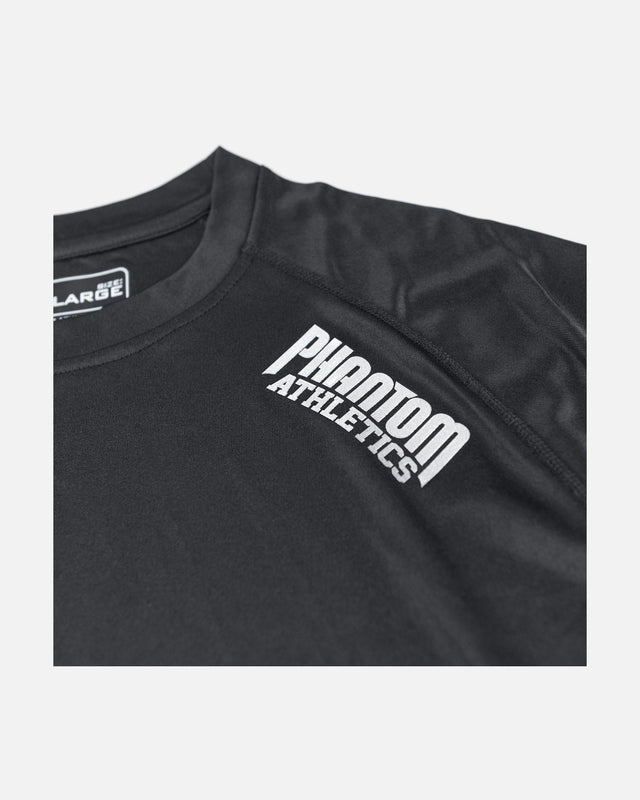 T-Shirt Phantom Athletics Tactic Manches Courtes – Noir