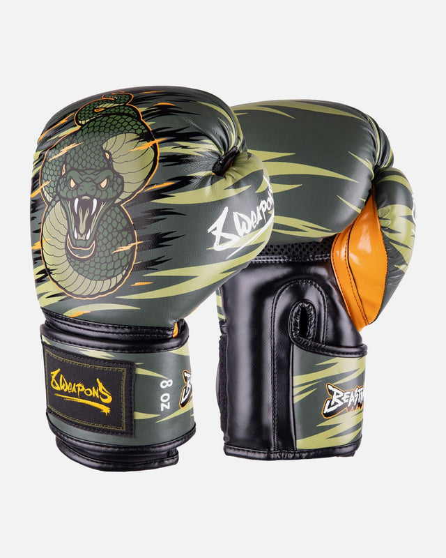 8 WEAPONS Boksehandsker Beastial Viper - Khaki
