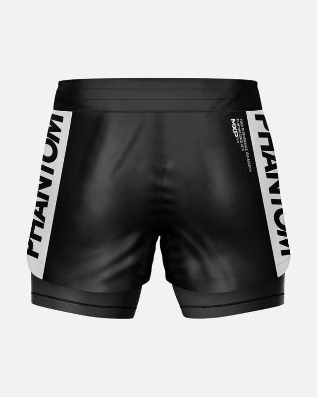Phantom Athletics MMA-shorts Fusion 2in1 Apex – Sort