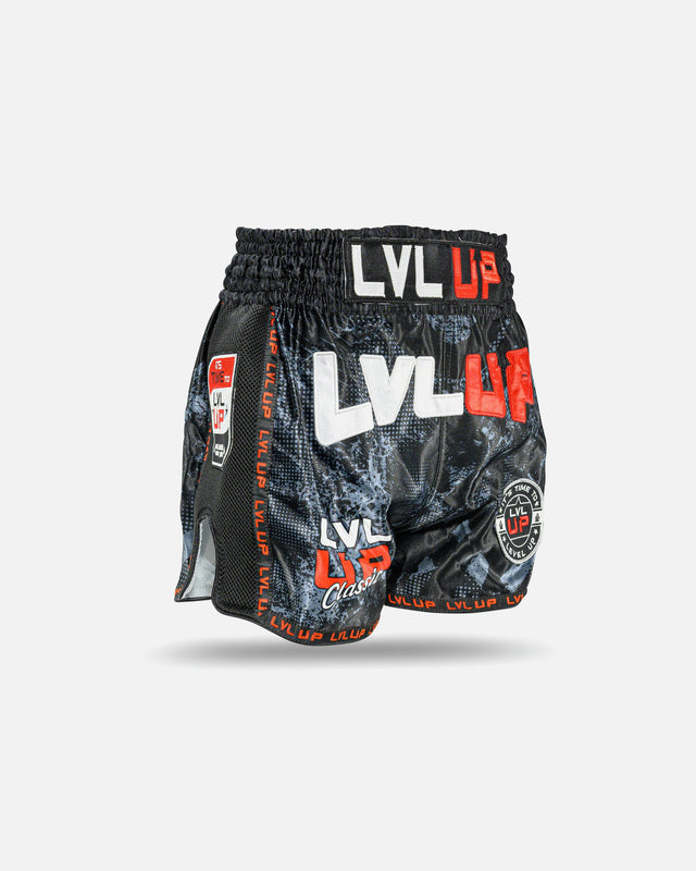 Pantalones de Muay Thai LVL UP Stadium – Negro