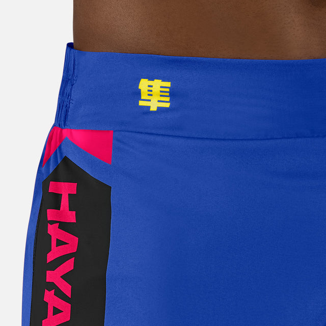 Hayabusa Muay Thai shorts Icon – Blå/Gul