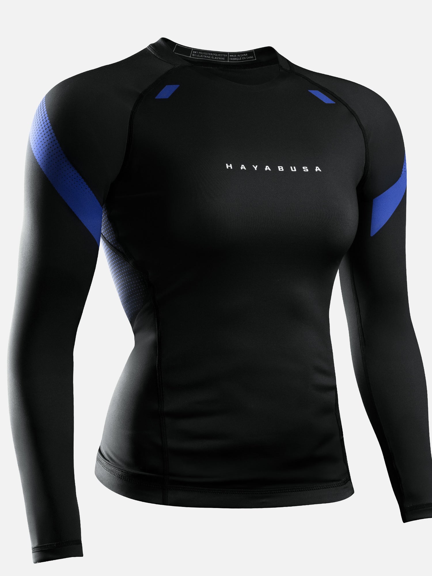 Hayabusa Rashguard Pro Ranked Långärmad Dam - Blå