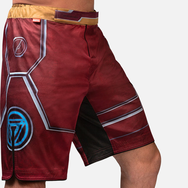 Marvel MMA-Shorts Iron Man – Rot
