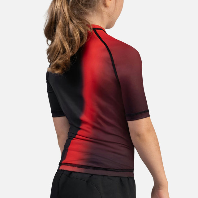 Rashguard Hayabusa Apex Nova Mâneci Scurte Copii – Roșu