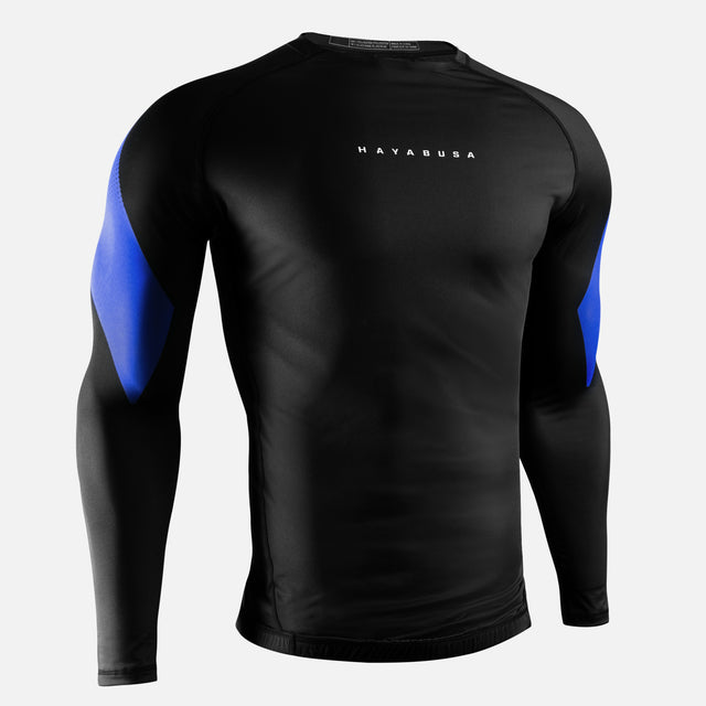 Rashguard Hayabusa Pro Ranked Manga Comprida – Azul