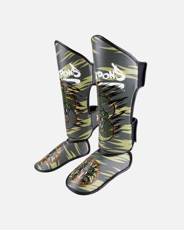 Protège-tibias 8 WEAPONS Beastial Viper – Kaki