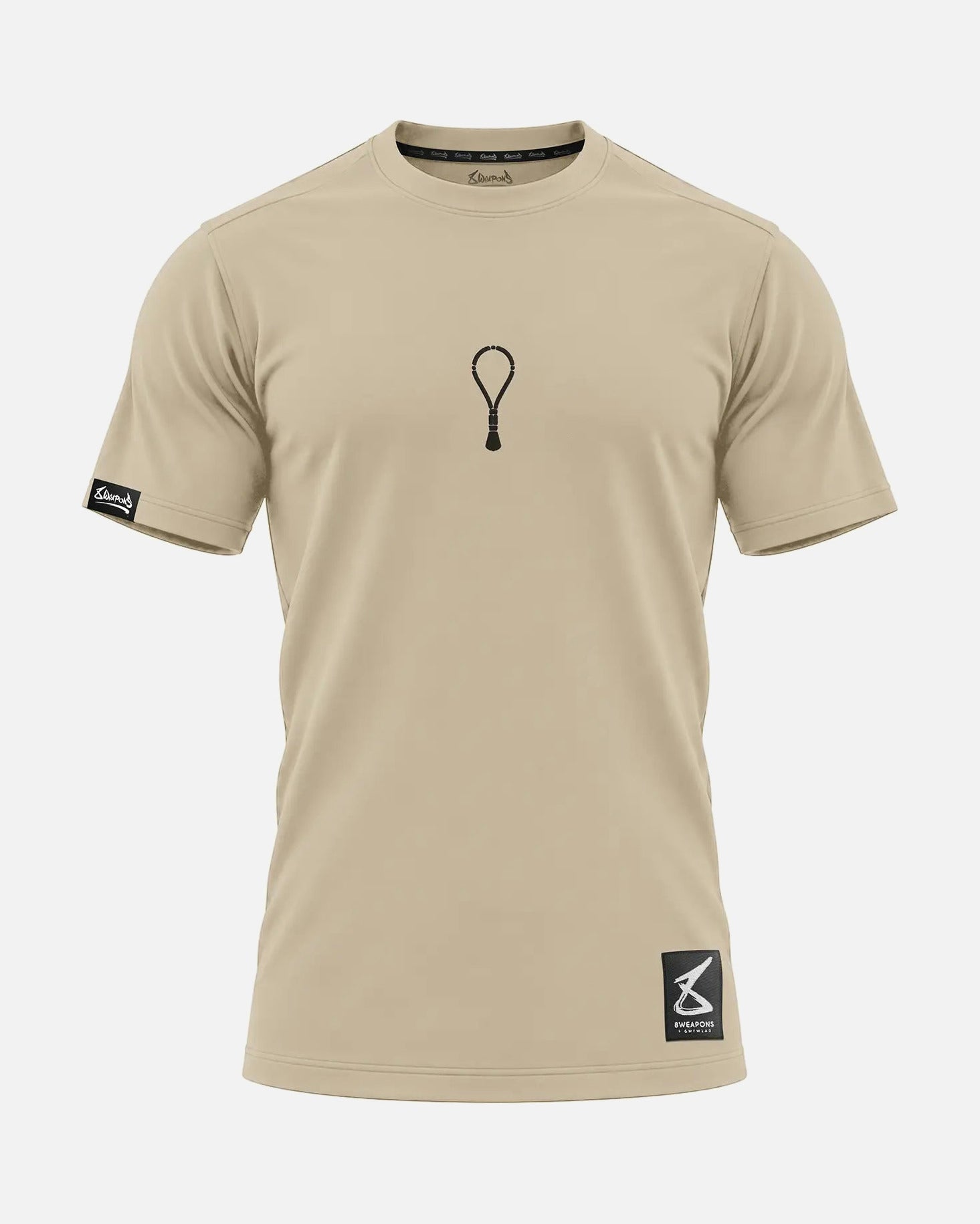 T-shirt 8 WEAPONS Mongkol – Sabbia/Nero