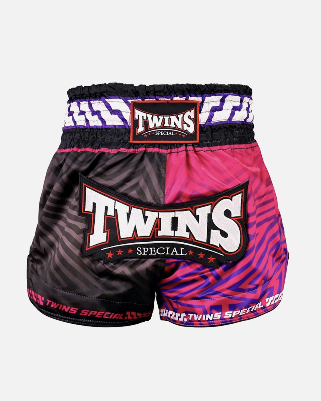 Spodenki Muay Thai Twins TTBL Maze – Różowe