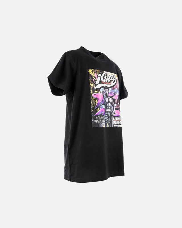 King Pro Boxing T-shirt Comic – Noir