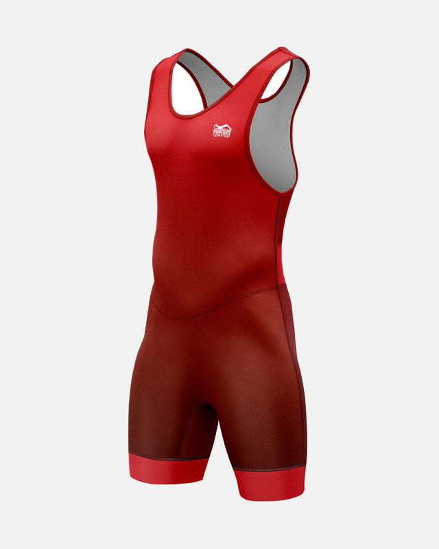 Singlet do zapasów Phantom Athletics Apex – Czerwony