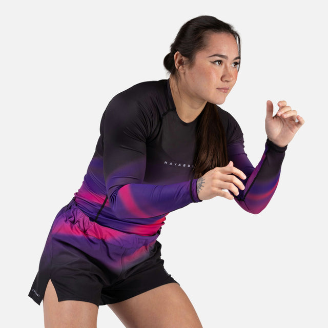 Calções de MMA Hayabusa Apex Nova Lightweight Mulher – Roxo