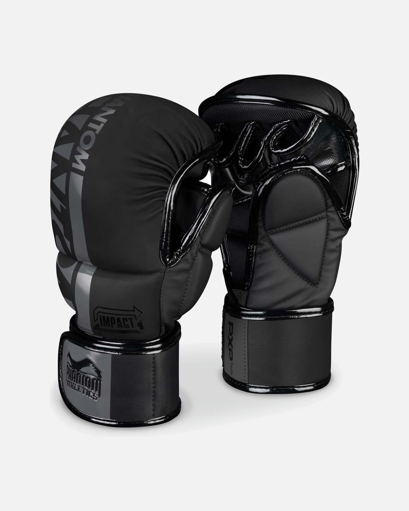 Mănuși MMA Phantom Athletics APEX – Negru/Gri