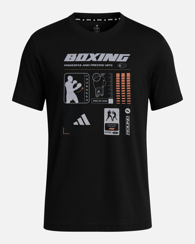 T-shirt Adidas Boxing Graphic Line – Noir